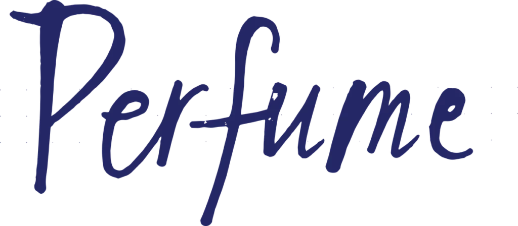 Handwritten word: perfume